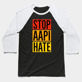 Stop AAPI Hate Baseball T-Shirt